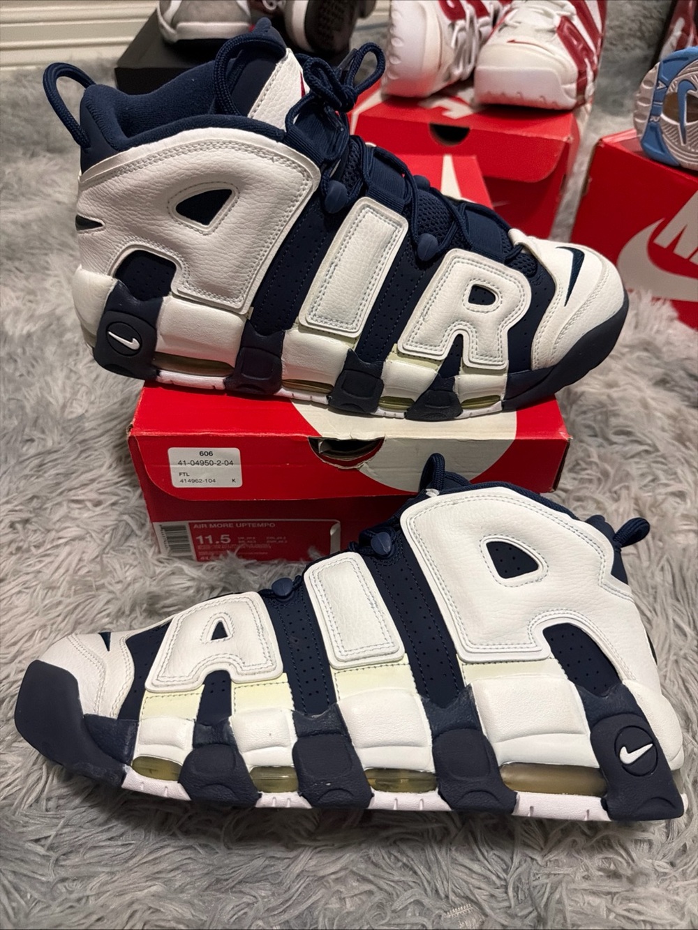 Size 11.5 - Nike Air More Uptempo 2016 Olympic